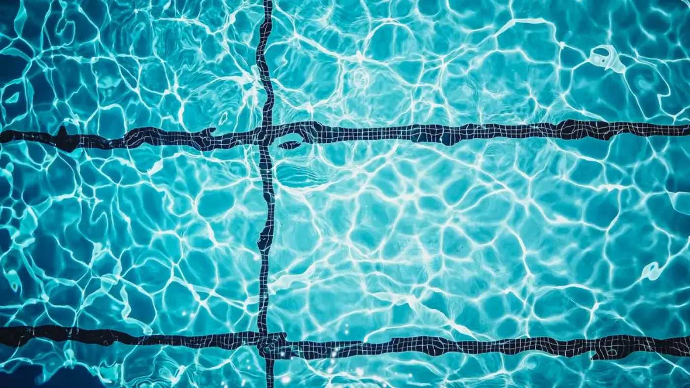 Pool Resurfacing work-scene stock image for San Diego planning